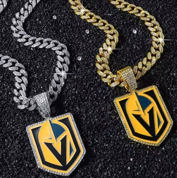 Vegas Golden Knights Iced Out Chain Necklace 20